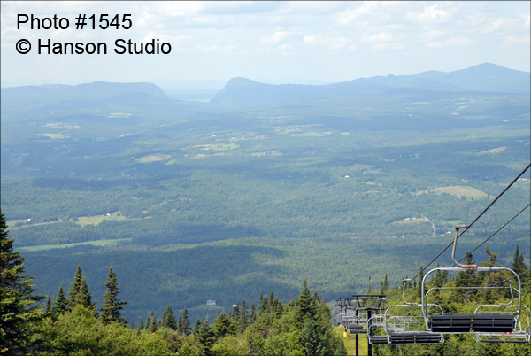 Burke Mountain, VT - view of Lake Willoughby, Mt. Pisgah, and Mt. Hor